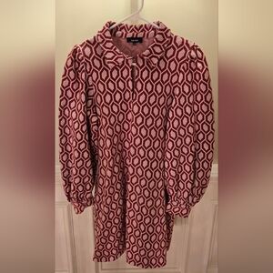 ME+EM Red and Pink Patterned Fabric